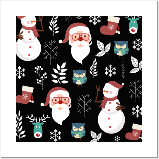 Christmas pattern Posters and Art